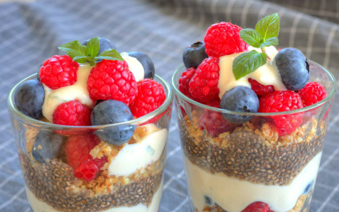 Morning-Ready Magic: Berry-Chia Granola Bowls for Cellular Protection